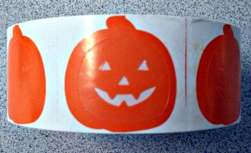 Pumpkin/ Jack O Lantern Tanning Stickers 100 Count Toys & Games